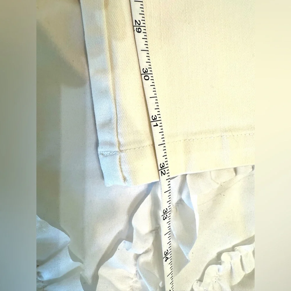 White House Black Market Noir Cut White Women's Jeans Size 12 - Picture 12 of 12